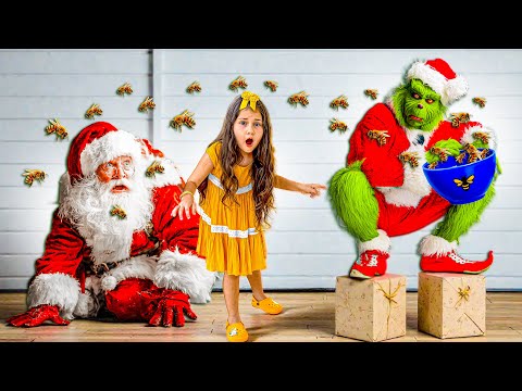 An evil Santa Claus scared the good Santa Claus, and Layra had to help!!