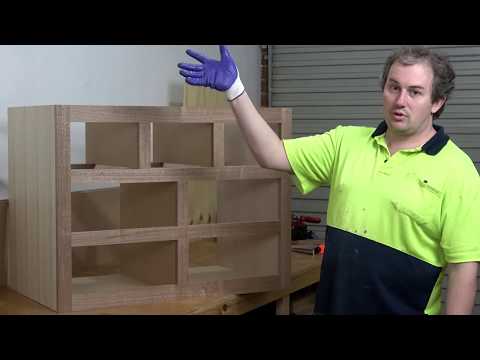 Chest of drawers build 4 - The carcass construction