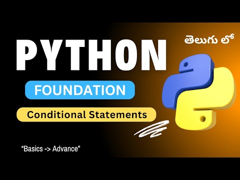 23 Conditional Statements In Python Python Tutorial In Telugu
