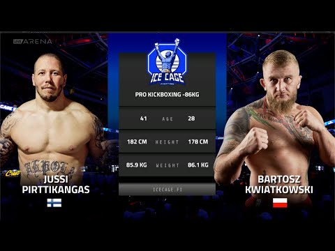 Jussi Pirttikangas  vs Bartosz Kwiatkowski koko ottelu | ICE CAGE 5