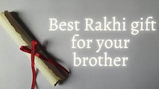 DIY Rakshabandhan Gift for your brother || Rakhi Greeting Card || CREATIVE ARC