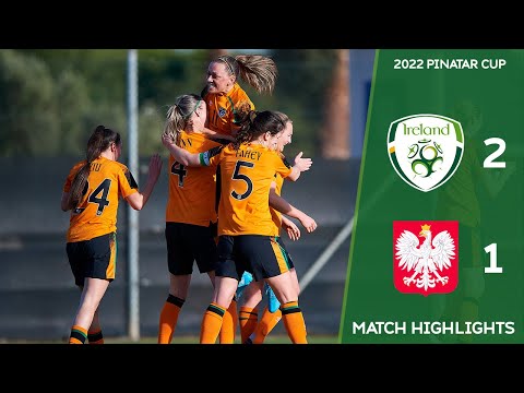 HIGHLIGHTS | Ireland WNT 2-1 Poland WNT - 2022 Pinatar Cup
