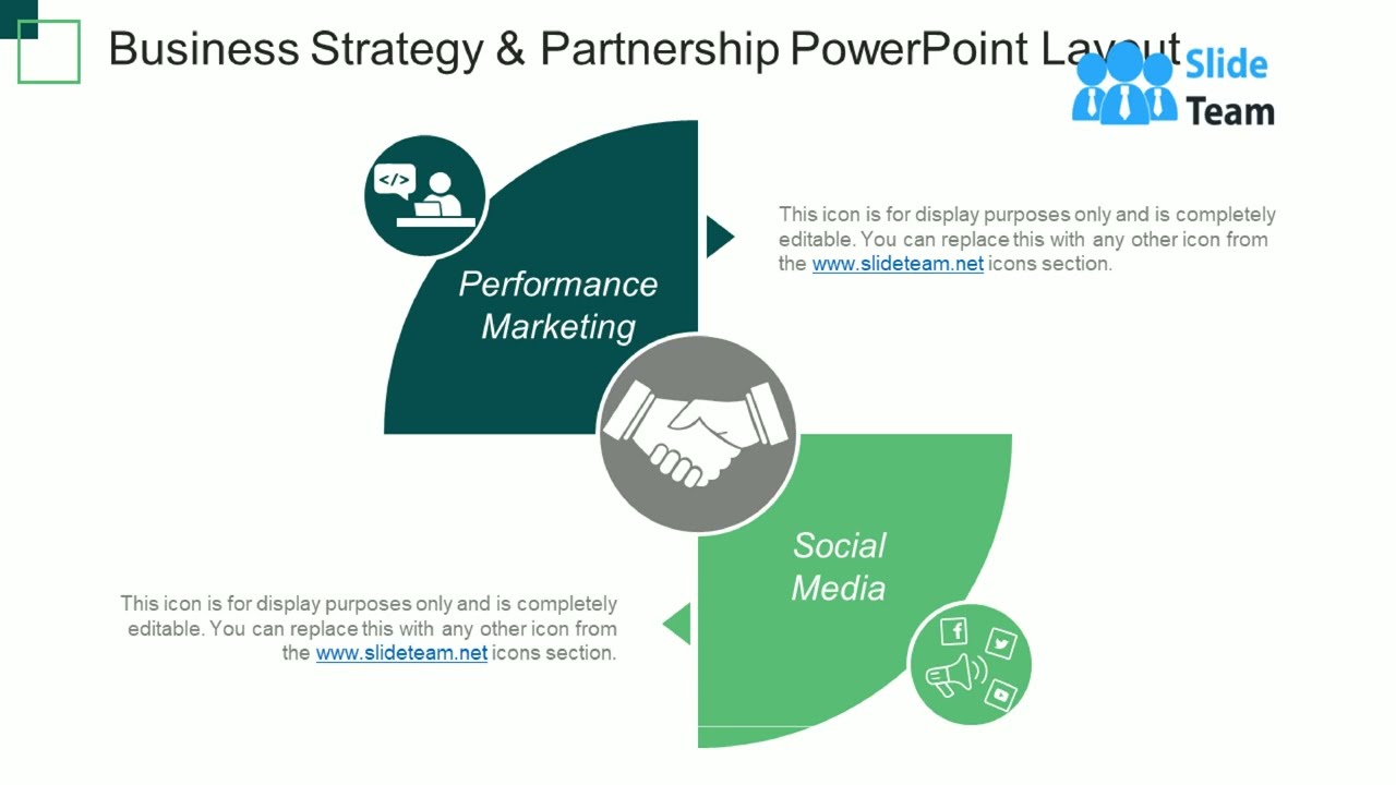 Business Strategy And Partnership Powerpoint Layout