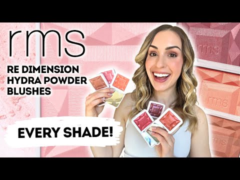 RMS REDIMENSION HYDRA POWDER BLUSHES✨ ALL THE SHADES! | SWATCHES, DEMO, COMPARISONS
