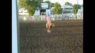 preview picture of video 'National Anthem by Samantha Moss and Cowboys Prayer'