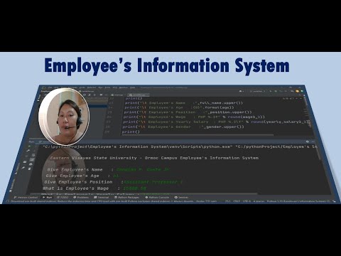 Python Tutorial 6 Employees Information System Using Python