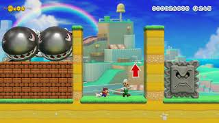ス－パ－マリオメーカー　2　子供が作ったコースやってみた！！　01