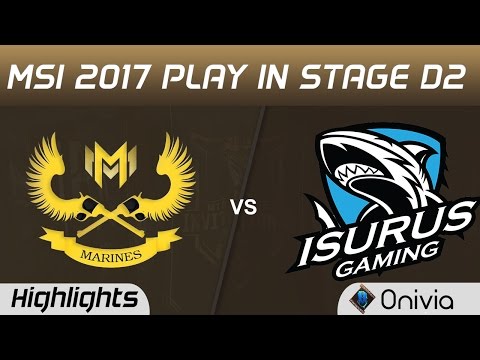 GAM vs ISG Highlights MSI 2017 Play In Stage D2 Marine Esports vs Isurus Gaming by Onivia
