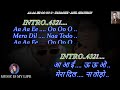 Aa Aa Ee Oo Oo O Karaoke With Scrolling Lyrics Eng हिंदी