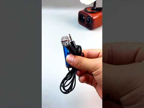 Mini portable vocal instrument microphone 🌐 #microphone #Minimicrophone #shorts #vocal