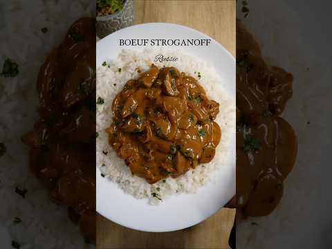 Recette Bœuf Stroganoff à la crème et aux champignons