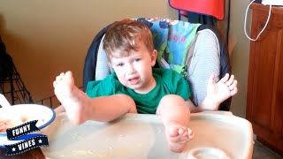Naughty Baby Always Stuck With Funny Situations || Funny Vines
