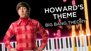 Howard&#39;s Song (The Big Bang Theory) - Piano Tutorial