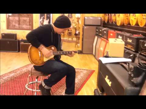 Keith Nelson of Buckcherry at Guitarpoint Germany playing a 1958 Burst