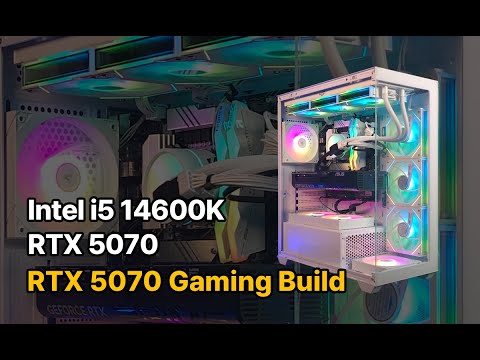 Intel i5 14600K + RTX 5070 구성의 게이밍 시스템 #14600k #rtx5070 #pcbuild #gamingpc