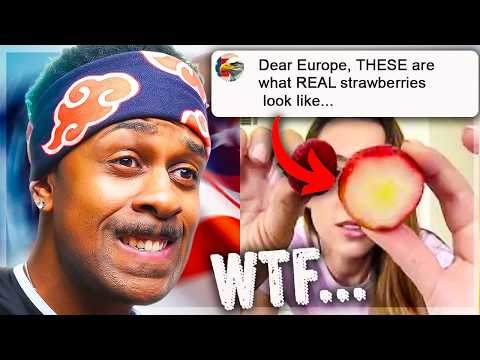 14 Min of Europeans ROASTING American 'Strawberries'