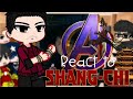 [] Avengers react to Shang-chi [] reupload []
