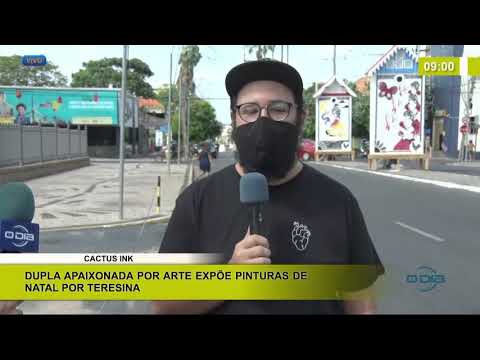 Casal de artistas plásticos é convidado para produzir peças expostas nas ruas de Teresina 03 12 2