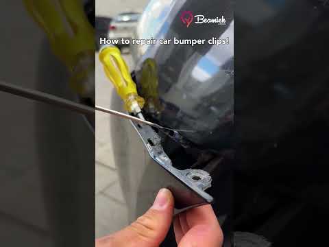 How to repair car bumper clips 🚗 #repairs #car #tricks