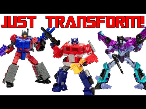 JUST TRANSFORM Legacy United G1 Prime, Slipstream & Quake | #transformers
