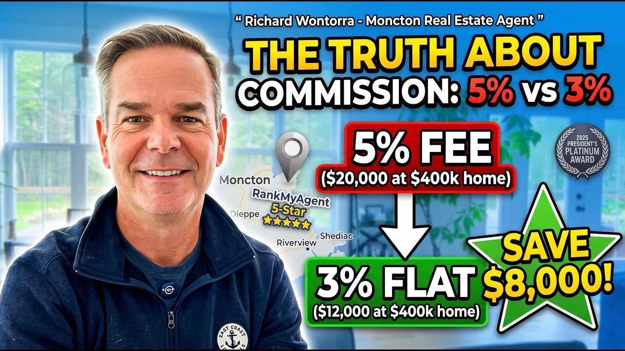 5% vs 3% Commission: What Moncton Home Sellers Need to Know