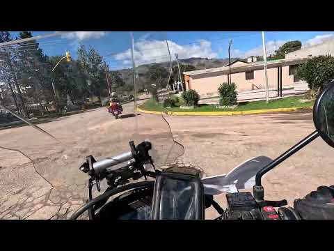 llegando a villa larca, san luis argentina con los motoqueros .. rodar o morir