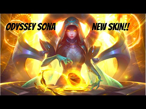 NEW SKIN!! ODYSSEY SONA GAMEPLAY