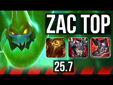 ZAC vs KLED (TOP) | EUNE Master | 25.7
