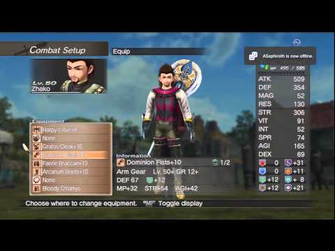 White Knight Chronicles - Best STR Equipment Setup for Axe!!!