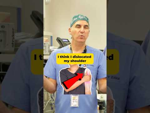 How to fix a dislocated shoulder #shorts