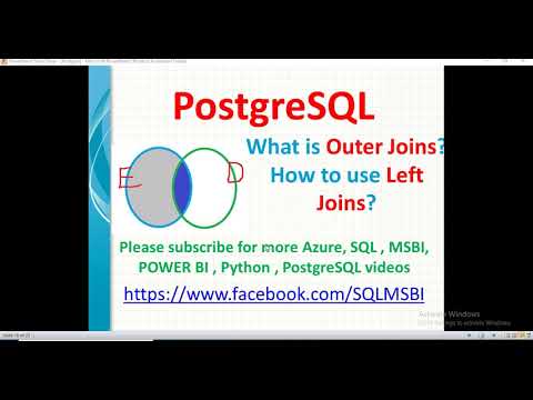 Postresql Tutorials | Left Joins in Postgresql | postgresql joins tutorials