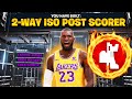 THIS 6'7 2 WAY ISO POST SCORER IS UNSTOPPABLE! (NBA 2K24) BEST GUARD BUILD!