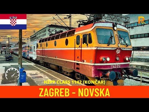 Winter Cab Ride Zagreb - Novska (Croatian Railways) - train drivers view in 4K