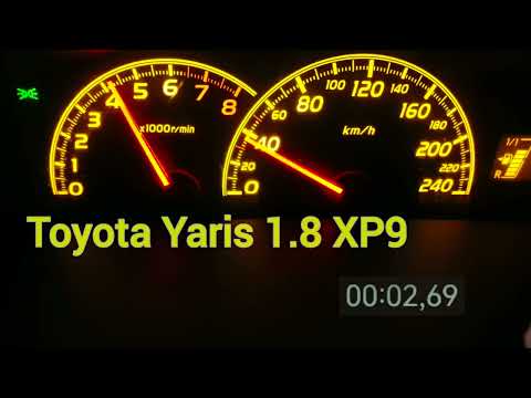 Toyota Yaris 1.8 T-Sport XP9 acceleration