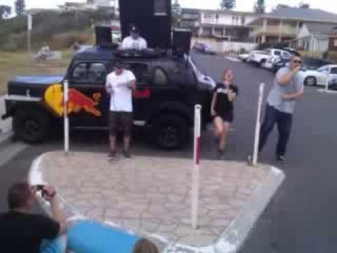 LARYKAN - RedBull Pop-up gig at Dee Why Point Nov 9 2013