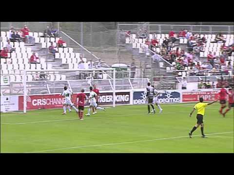 Gol de Xumetra (0-1) en el Deportivo Mirandés - Elche CF