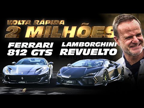 LAMBORGHINI REVUELTO AND FERRARI 812 ON THE FAST LAP WITH RUBINHO | Special 2 Million Subscribers
