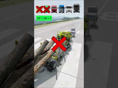 Colorful Trucks vs 120 ton steel coil - Who will survive ?!