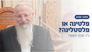 פלטינה או פלסטלינה? | הרב שמואל אליהו | הלכה יומית | כ״ג שבט תשפ״ו  (הרב שמואל אליהו) - התמונה מוצגת ישירות מתוך אתר האינטרנט יוטיוב. זכויות היוצרים בתמונה שייכות ליוצרה. קישור קרדיט למקור התוכן נמצא בתוך דף הסרטון