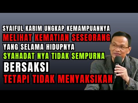 SYAIFUL KARIM is able to see someone's DEATH #ngajitauhid #dhikr #ngajiroso #prayeroftheday