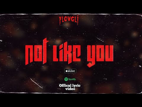 Flowgli- Not like you(Official lyric video)
