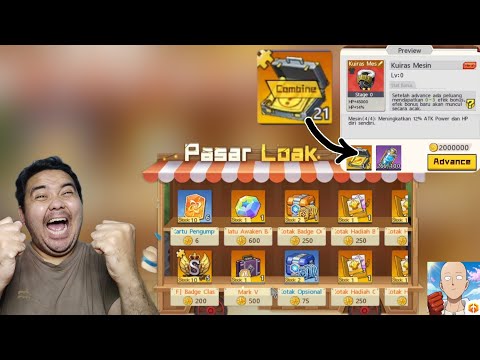 BELANJA ITEM ITEM LANGKA🔥, COMBINE GEAR MERAH PERTAMA COYYY - One Punch Man The Strongest