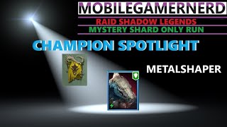 (Metalshaper) Raid Shadow Legends F2P Champion Spotlight
