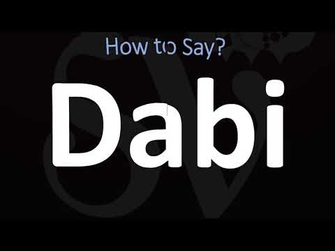 How to Pronounce Dabi? (CORRECTLY)