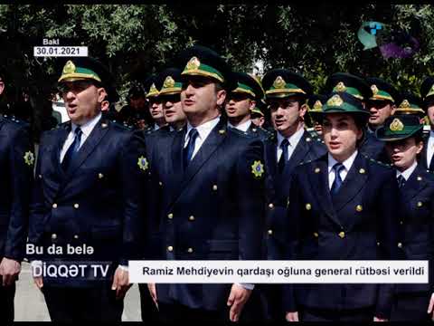 Ramiz Mehdiyevin qardaşı oğluna general rütbəsi VERİLDİ