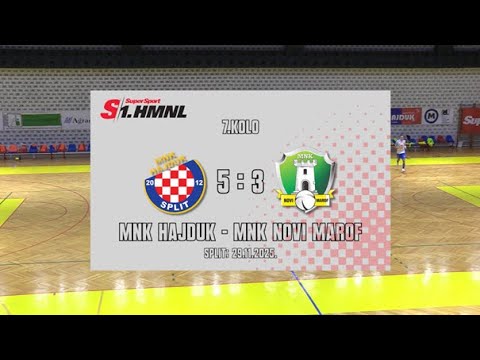 MNK Hajduk 5:3 MNK Novi Marof  - 1.HMNL 2025/26 (7.kolo)