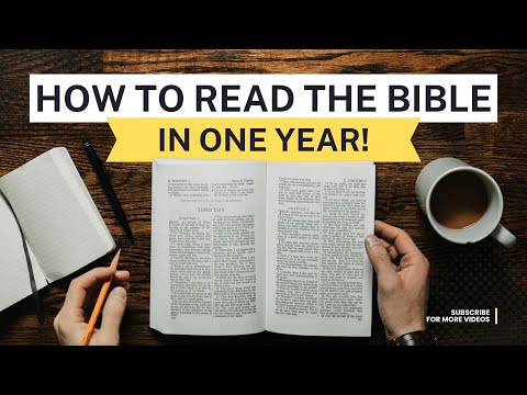 How to Read the Entire Bible in A Year... and Make It Count!