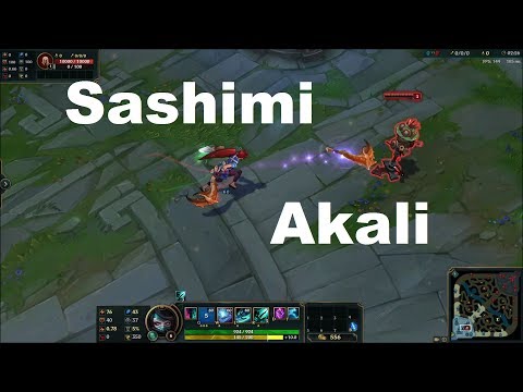 Sashimi Akali SkinSpotlight - League of Legends