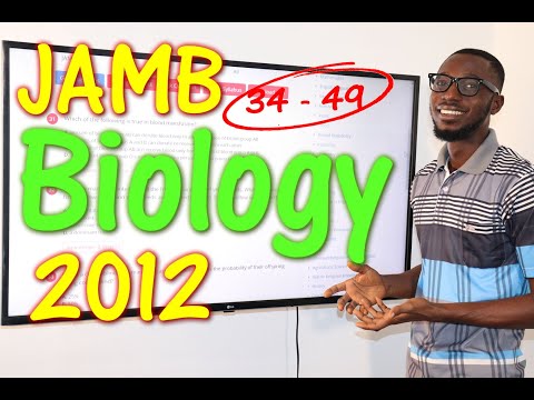 JAMB CBT Biology 2012 Past Questions 34 - 49