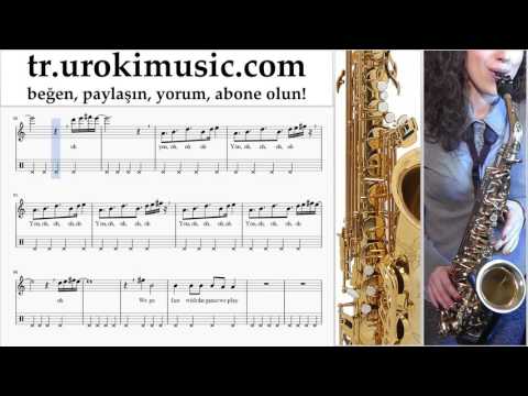Saksafon tenor dersleri Calvin Harris ft. Rihanna - This Is What You Came For Notalar Eğitim Bölüm